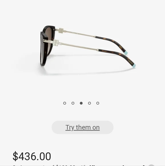 Tiffany & Company Sunglasses TF4178. #348 display picture 1
